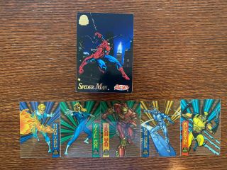1994 Marvel Universe Complete 200 Card Set,  5 Suspended Animation Chase Cards