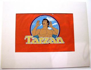 Tarzan Lord Of The Jungle Animated Title Cell - Filmation 1976