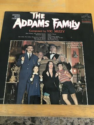 Music From The Addams Family Lp 1965 Rca Lpm - 3421