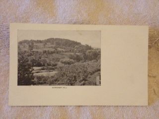 Vintage Postcard Gardner Hill