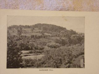 Vintage Postcard Gardner Hill 2
