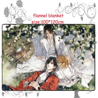Anime Tian Guan Ci Fu Soft Plush Travel Flannel Blanket Gift Cosplay 100 120cm