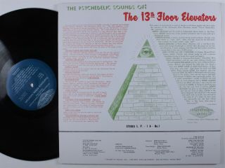 13TH FLOOR ELEVATORS Psychedelic Sounds Of INTERNATIONAL ARTIST LP VG,  reissue 2