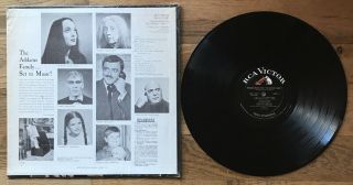 Music From The Addams Family Vinyl LP Record RCA LPM - 3421 In Shrink. 2