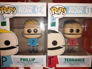 Funko Pop South Park Terrance 11 And Phillip 12