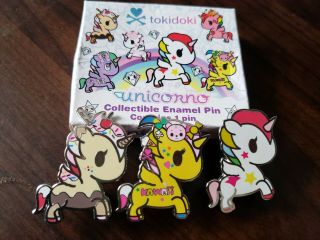 Tokidoki Collectable Enamel Pin Sundae Tokimeki Stellina Unicorno Set Blind
