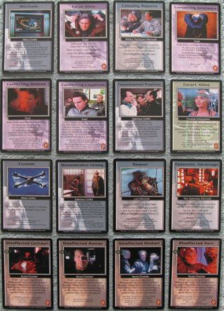 Babylon 5 Ccg Deluxe Edition Rare Card Selection [part 1/4]