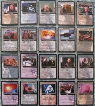 Babylon 5 Ccg Deluxe Edition Rare Card Selection [part 3/4]