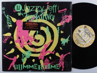 D.  J.  Jazzy Jeff & Fresh Prince Summertime Jive 12 " Vg,  Shrink