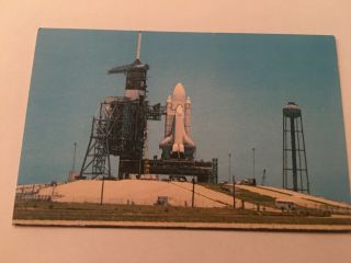 Vintage Postcard Unposted Nasa Space Shuttle Launch Fl