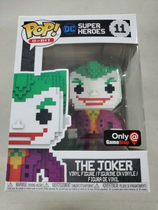 Funko Pop Dc Heroes Gamestop Exclusive 8 Bit The Joker 11