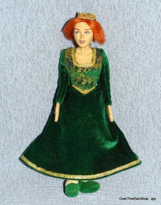 Shrek Princess Fiona Doll 2001 Mcfarlane Toys Dreamworks Soft 8 " Tall