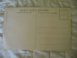 Estate Vintage Advertising Postcard - A Bacardi Aging Shed 2