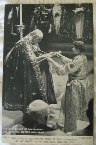 Estate Vintage Real Photo Postcard - Coronation Of Queen Elizabeth 1953