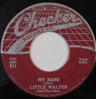 Blues 45 Rpm Little Walter My Babe Thunder Bird Checker G,  Hear
