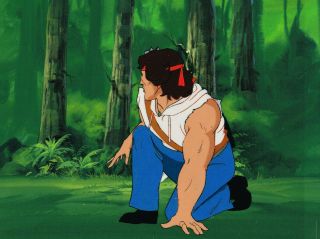 Rambo Production Animation Cel And Hand Painted Background Ram11