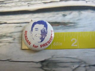 Presidential Pin Back Reagan President Campaign Button 1976 Republican Candidate