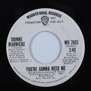 70s Soul Funk 45 Dionne Warwicke You 