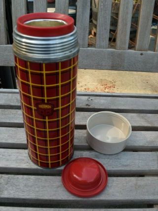 Vintage Thermos No 5454 1 Qt Wide Mouth Vacuum Bottle,  Stopper And Lid
