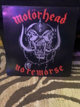 Motorhead.  No Remorse.  2 Lps Lyrics Sleeves.  Bronze.  90233 - 1 - H.  1984.  Promo