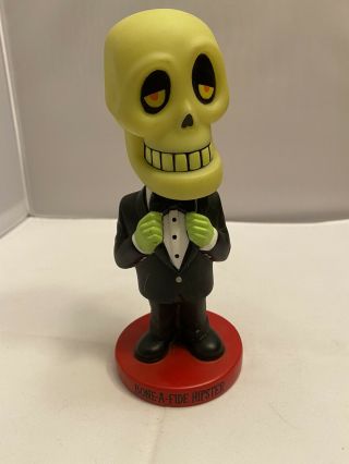 Halloween Funko Skeleton Skull Bobblehead Nodder Bone - A - Fide Hipster