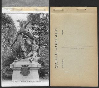 207 Brest,  France - Monument Of Dead For The Fatherland,  Vintage Wwi,