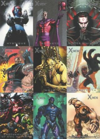 2009 X Men Archives Marvel Nemesis Complete Chase Set