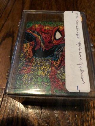 1992 Comic Images Todd Mcfarlane Spiderman Trading Cards Complete Set