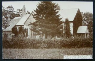 Vintage C 1910 Lacey Green Church Rp Postcard Near Princes Risborough