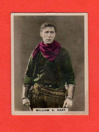 1920 47 William S.  Hart Bat Cinema Stars,  Set 5 Film Card Rare