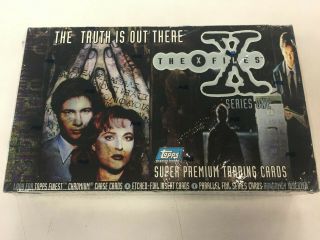 X - Files Trading Cards Factory Series One Topps Box 36 Count