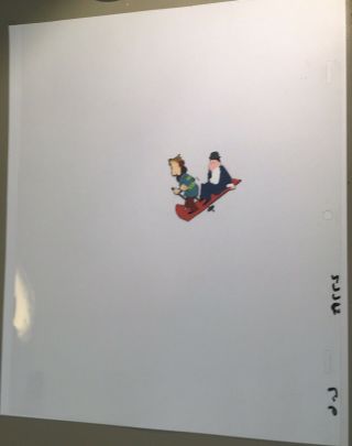 1972 The Scooby - Doo Movies - Laurel And Hardy Episode Cel - Shaggy And Hardy 3