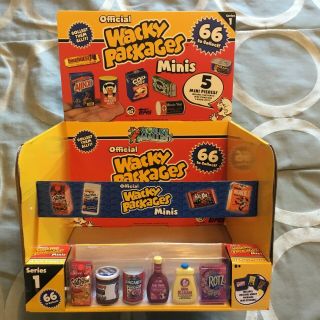 Wacky Packages Minis Series 1 Empty Display Box For 3d Puny Products