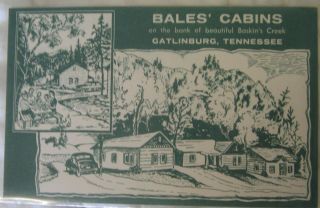Estate Vintage Advertising Postcard - Bales 