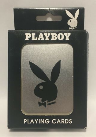 Playboy Playing Card Deck In Tin 55 Of The Top Playmates From Past 3 Decades Mip