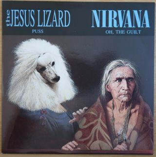 Nirvana / Jesus Lizard - Oh,  The Guilt (touch & Go Blue Vinyl 7 ",  Nr)