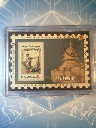 2017 The Bar Tom Sawyer Relic A Stamp On Our Past Character By Mark Twain