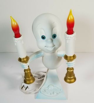 1996 Casper The Friendly Ghost Candelabra Light Up Candles Halloween