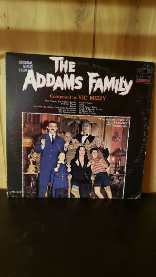 Music From The Addams Family Vinyl Lp Record Rca Lpm - 3421