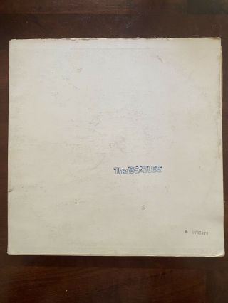 The Beatles White Album Lp 2x Vinyl Numbered 0705478 W/ Inserts Posters