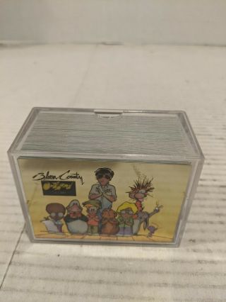 Bloom County Outland Krome Production Box Of Cards 98 Cards Inside Plastic Case