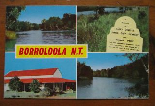 Retro Vintage Postcard: Borroloola,  N.  T.
