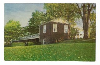 Vtg Post Card Monticello,  Home Of Thomas Jefferson Charlottesville,  Va