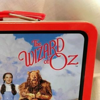 1998 The Wizard Of Oz Collectible Metal Lunchbox Dorothy Lion Tin Man Scarecrow 3