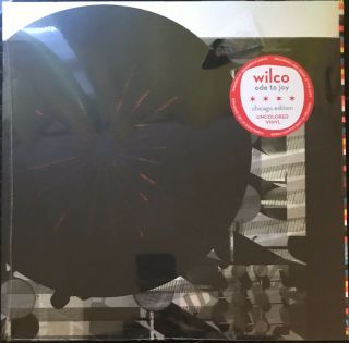 Wilco - Ode To Joy Lp.  Chicago Edition.  Uncolored Vinyl.  Oxford Pennant