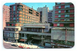 Vintage Postcard Hotel Del Prado Juarez Avenue Mexico I15