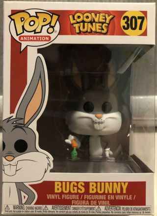 Bugs Bunny With Carrot Funko Pop 306 Looney Tunes Animation That’s All Folks