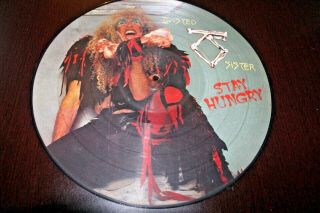 Twisted Sister Stay Hungry Picture Disc 1984 Mexico 12” Lp Limited Ed Hard Rock
