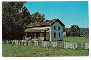 Vintage Tennessee Postcard Cades Cove Smoky Mountains Becky Cable House