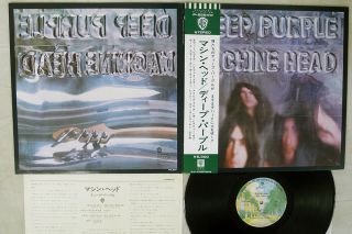 Deep Purple Machine Head Warner P - 8224w Japan Obi Poster Vinyl Lp